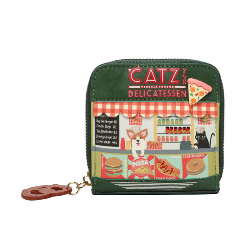 New York City Cats and Corgis Square Wallet