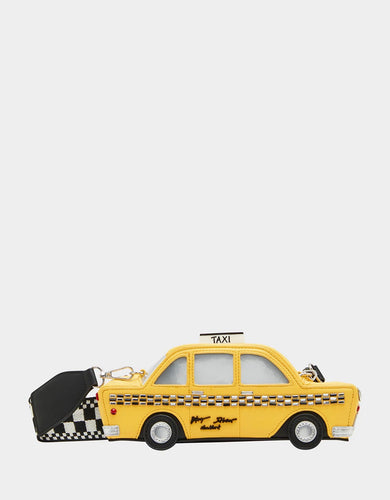 Kitsch Fare Play Taxi Crossbody in Yellow