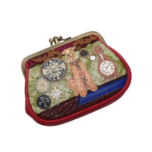 Tick Tock Clock Shop Clipper Coin Purse