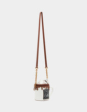 Kitsch Comin in Hot Cocoa Crossbody Bag in White