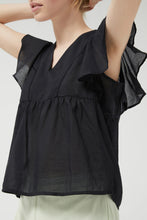 Sleeveless V-Neck Top in Black