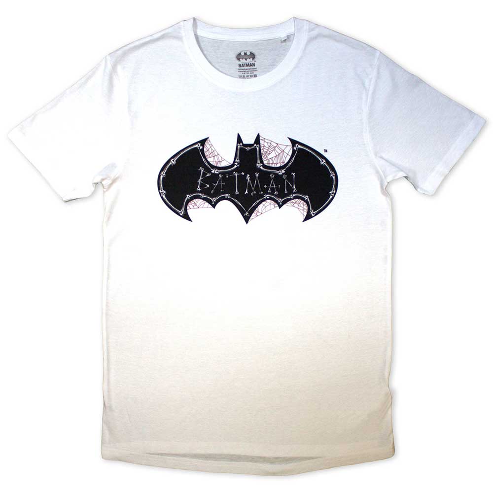 Batman Bat Skull and Cobwebs Unisex Tee