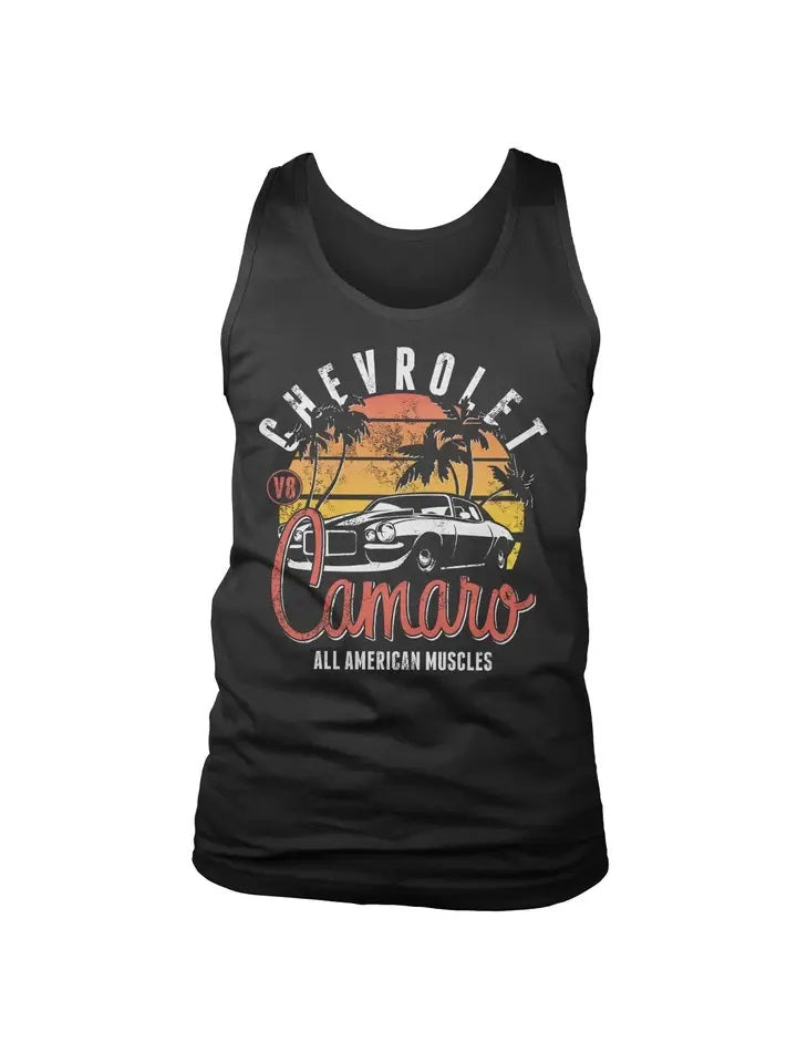 Chevrolet Camaro Sunset Unisex Tank Top