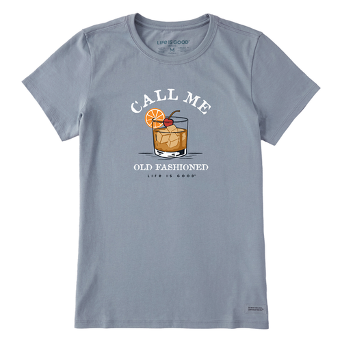 Call Me Old Fashioned Short Sleeve Women's Crusher Tee