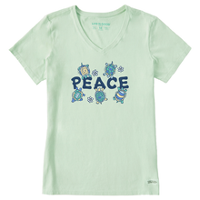 Peace Turtles Short Sleeve Women's Crusher-LITE Tee