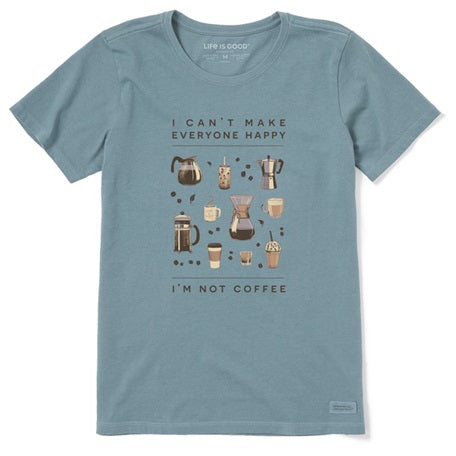 Women's Happy Coffee Crusher-LITE Tee