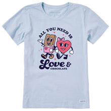 Women's Love & Chocolate Crusher Tee