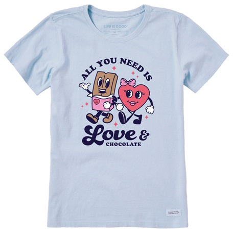 Women's Love & Chocolate Crusher Tee