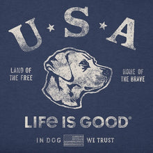 Men's Manifesto Land of the Free Dog Crusher-LITE Tee